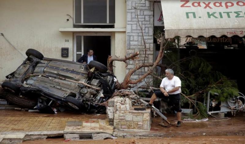 ανακοίνωση για τις πλημμύρες