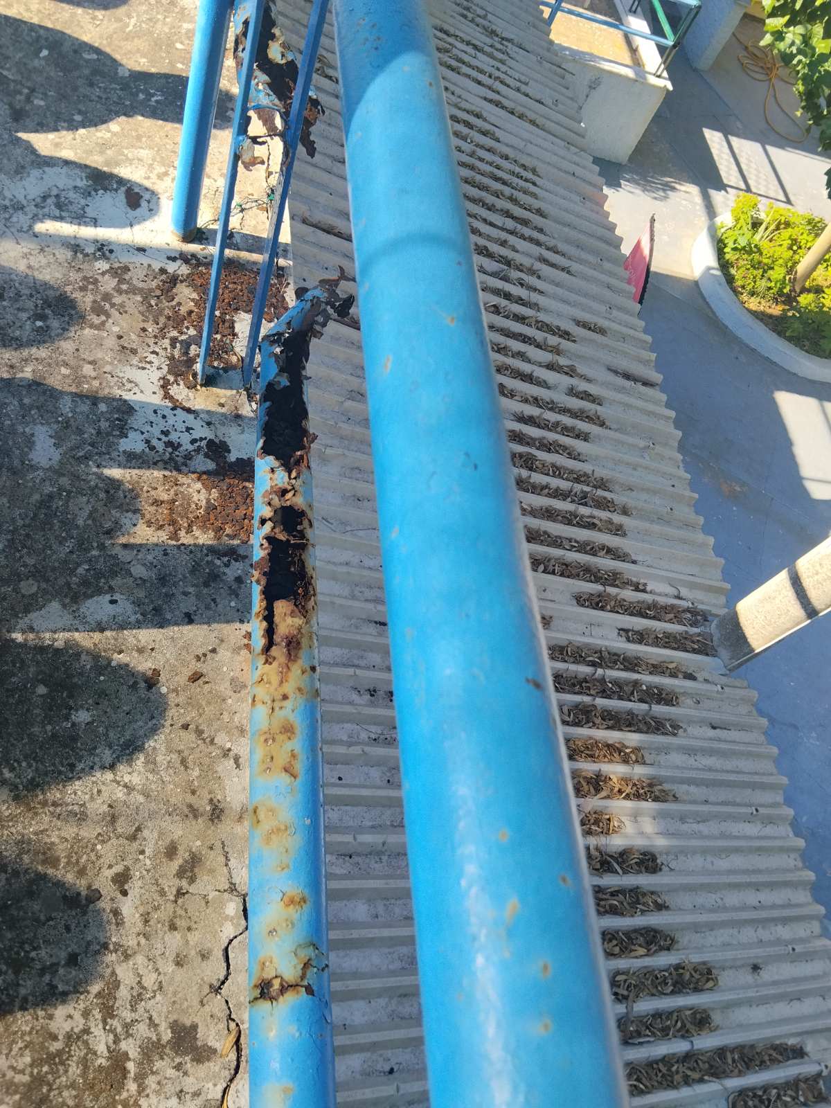σκουριά κάγκελα 